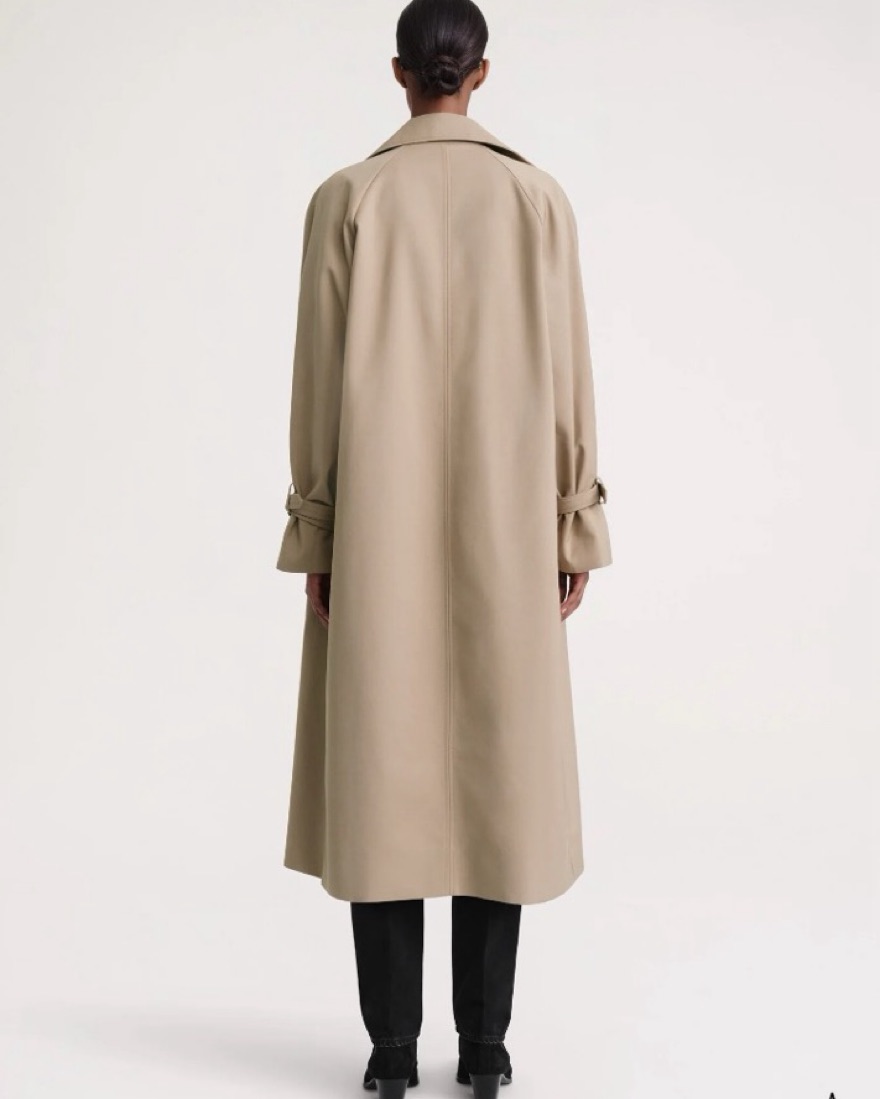 Toteme Signature Trench Coat by Toteme - Pickle