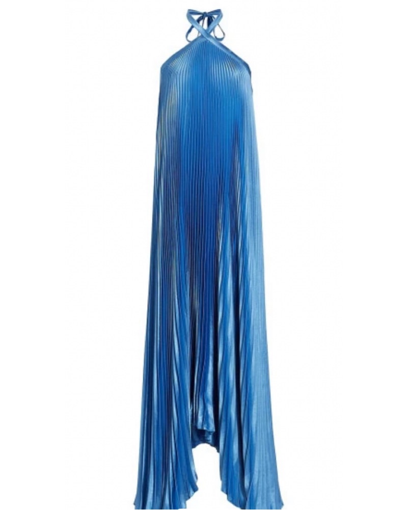 L'IDÉE Desee Gown in Light Blue by Lidee - Pickle