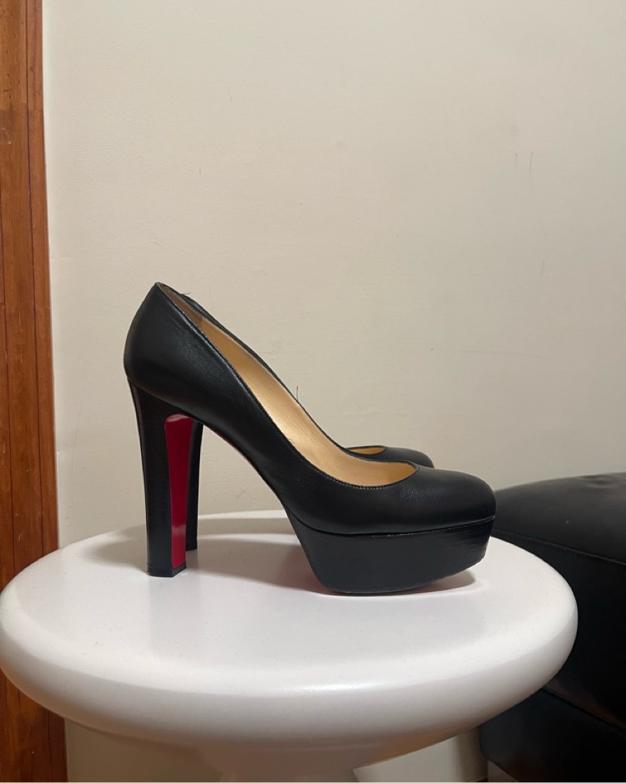 Christian Louboutin Bibi 120 Heels by Christian Louboutin - Pickle