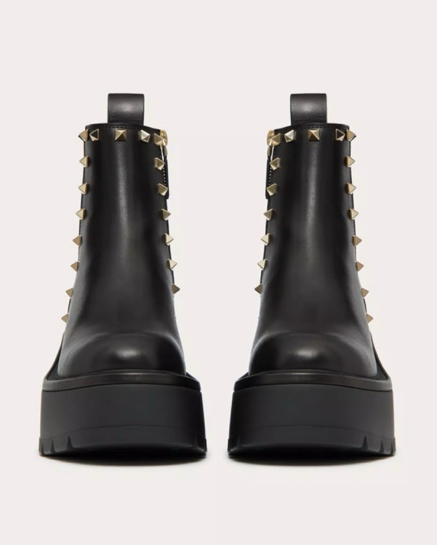 Valentino ブーツ 厚底 厚底 VALENTINO(ヴァレンティノ) ショートブーツ・ブーティ(レディース