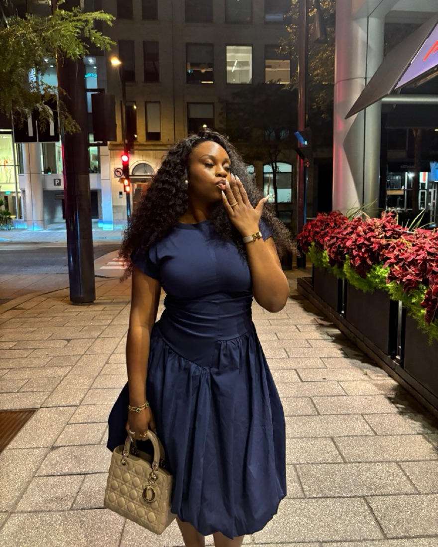 Coucoo Navy Blue Midi Dress by Coucoo - Pickle