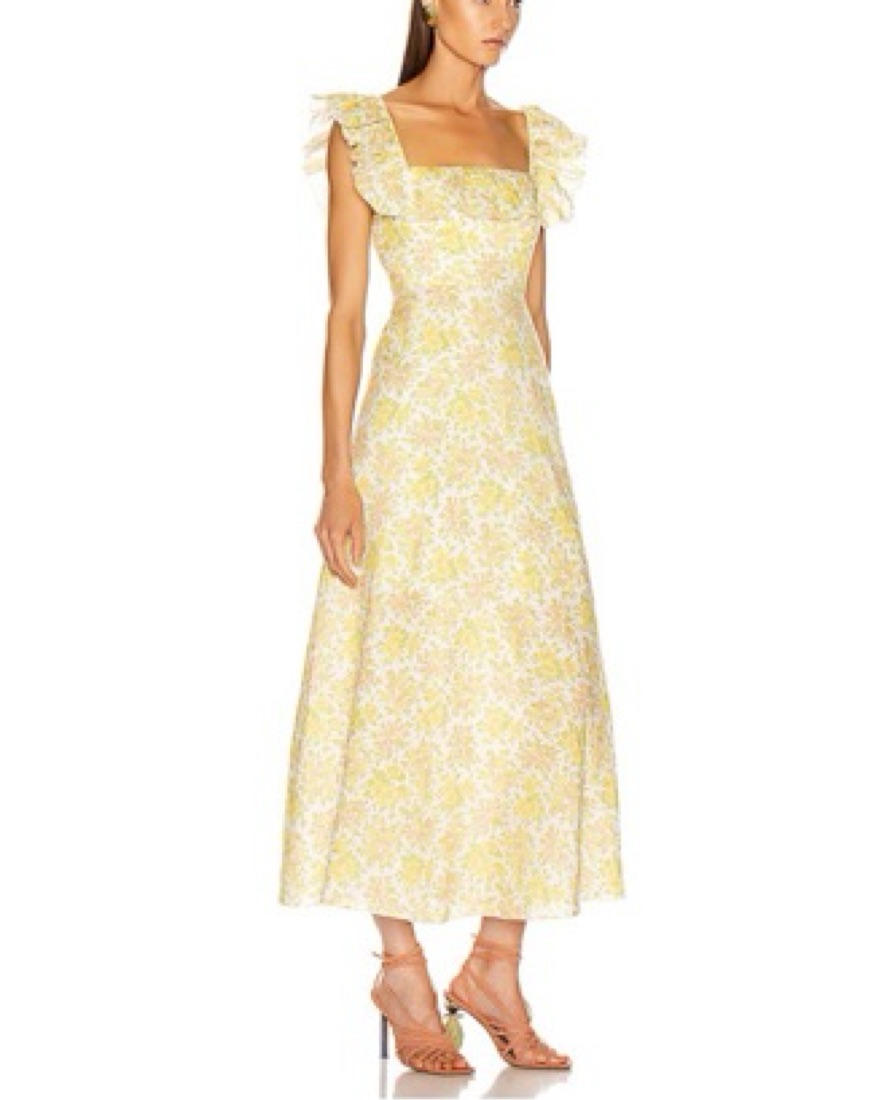 ワンピース soor ploom / Goldie Dress Chamomile 2y Zimmermann Goldie Ruffle Dress by Zimmermann - Pickle
