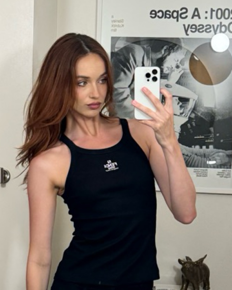 Fendi Black Logo Tank by Fendi - Pickle