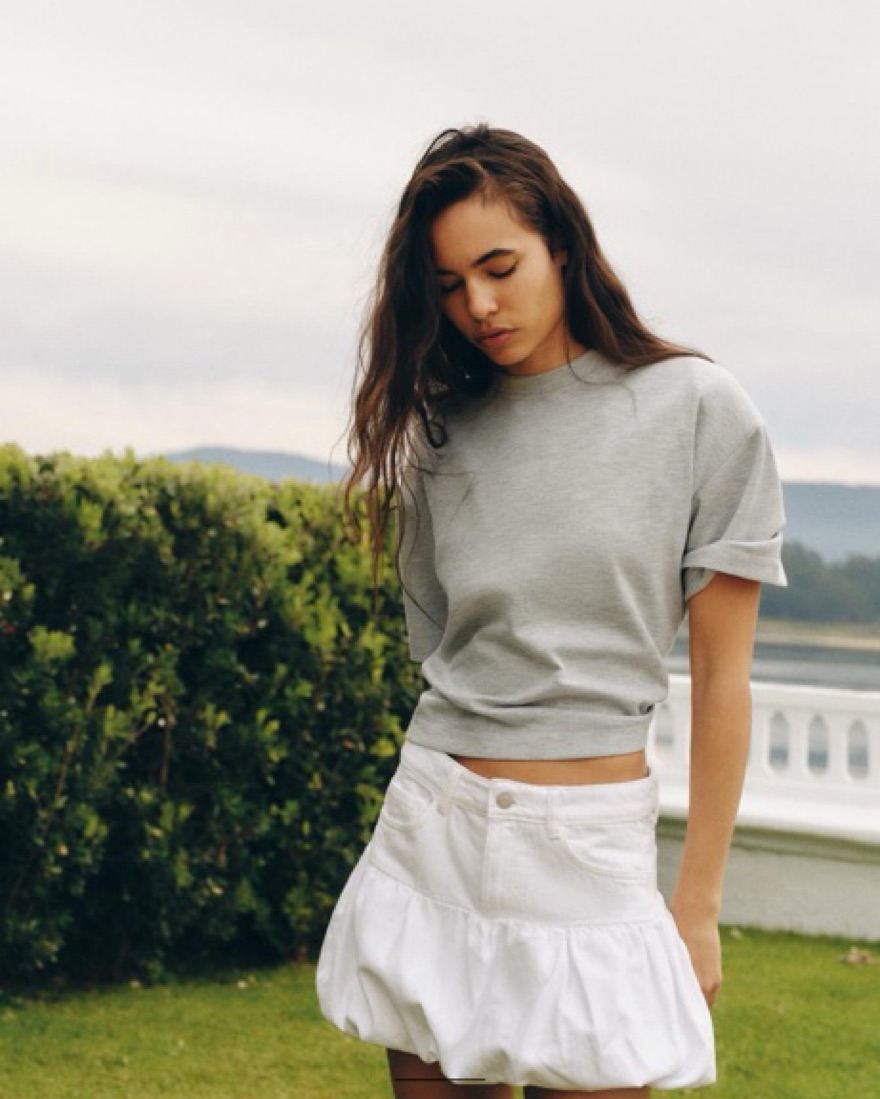 Zara Ballon Mini Skirt by Zara - Pickle