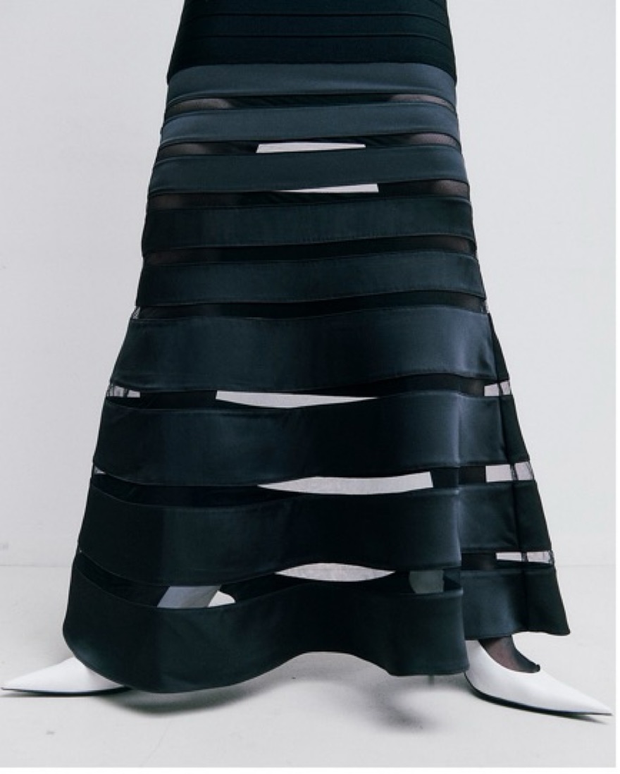 HERVE LEGER BLACK MAXI DRESS by Herve Leger - Pickle