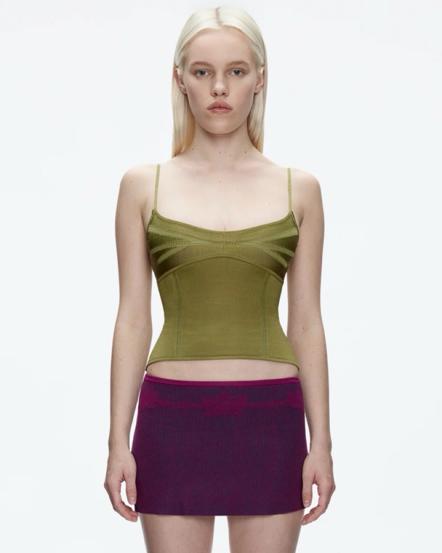 Tank Air Treasure Top by Tankair Studio - Pickle