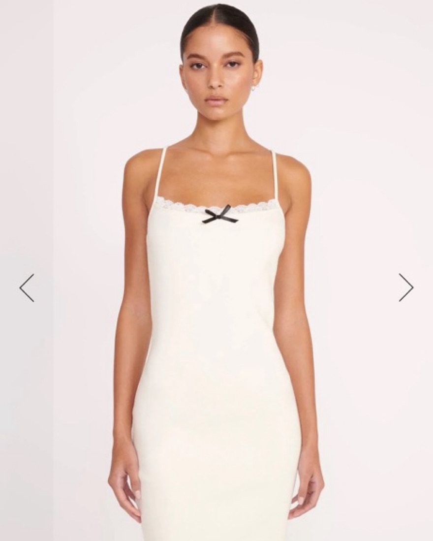 Staud Tessa Dress Ivory XS by Staud - Pickle