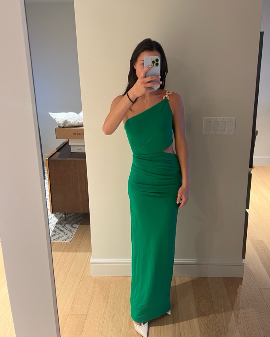 $898 Cult Gaia Cobie Gown by Cult Gaia - Pickle