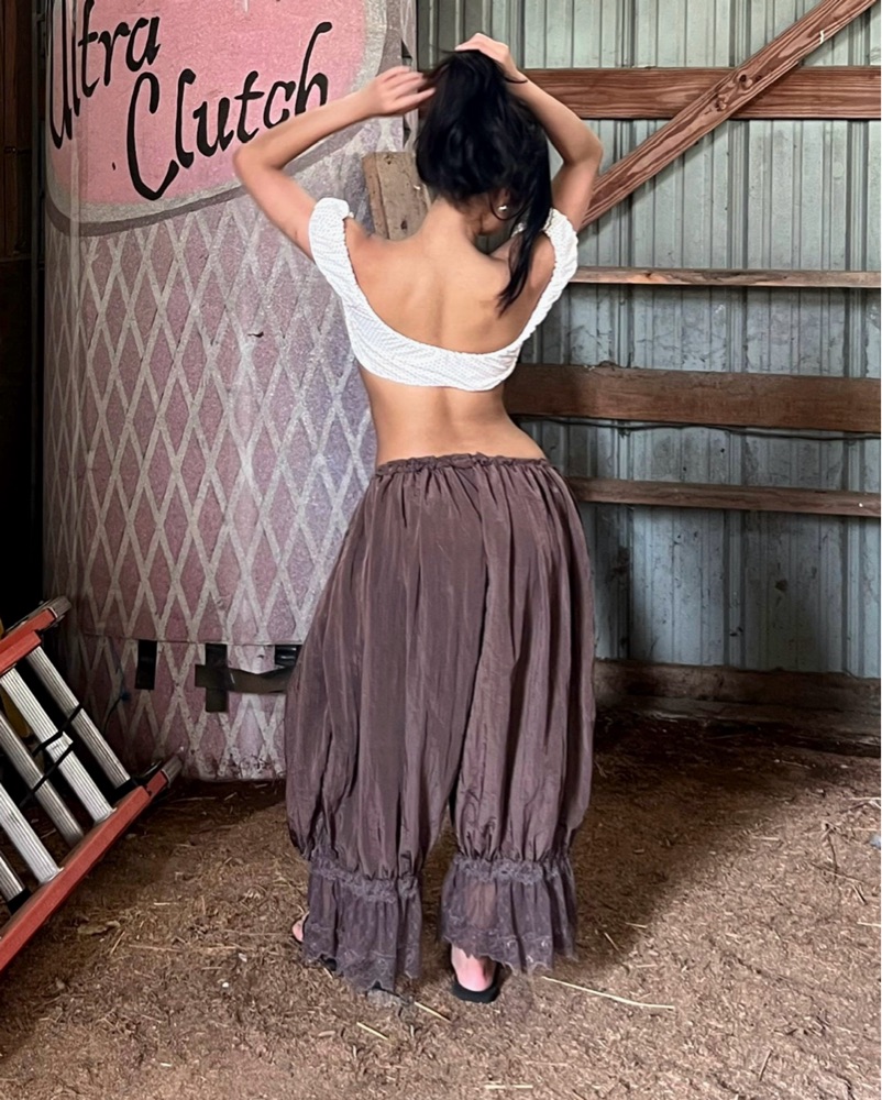 Free People Brown Forever Young Pants by Free People - Pickle