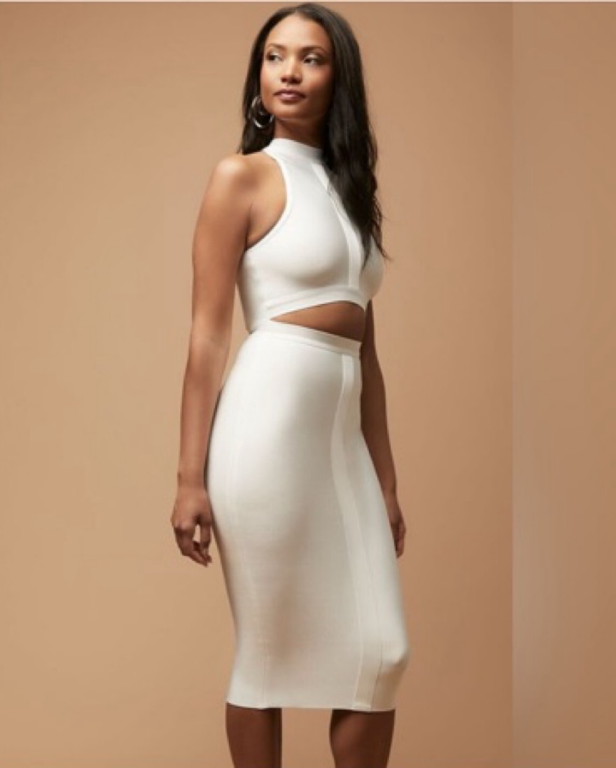 Herve Leger X F21 Cutout Bandage Dress by Herve Leger - Pickle