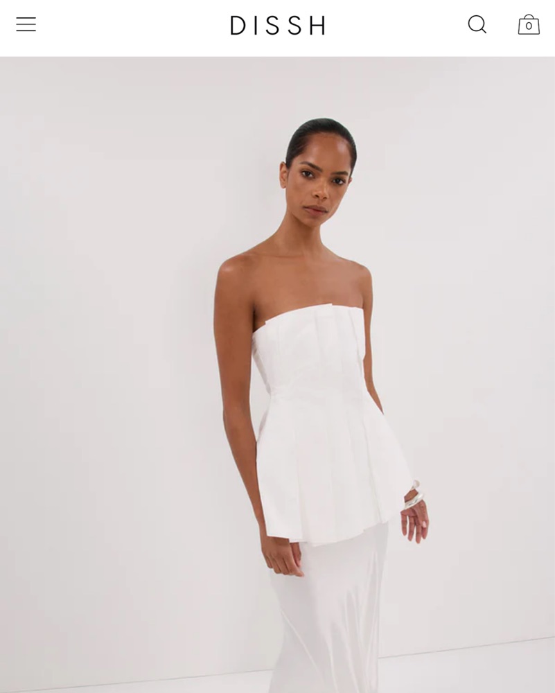 Dissh Pleated Top by Dissh - Pickle