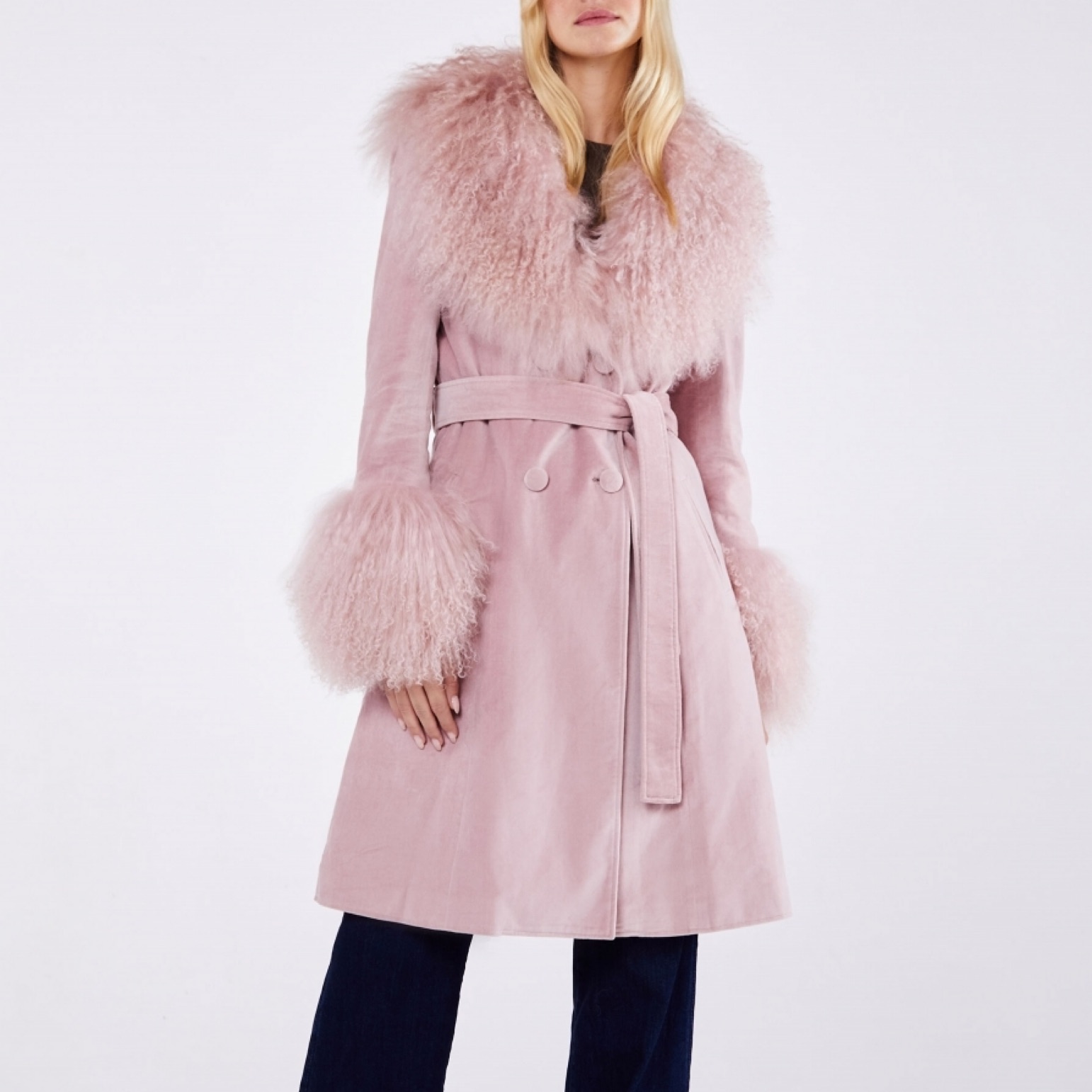 Charlotte Simone Pink Fur Coat by Charlotte Simone - Pickle