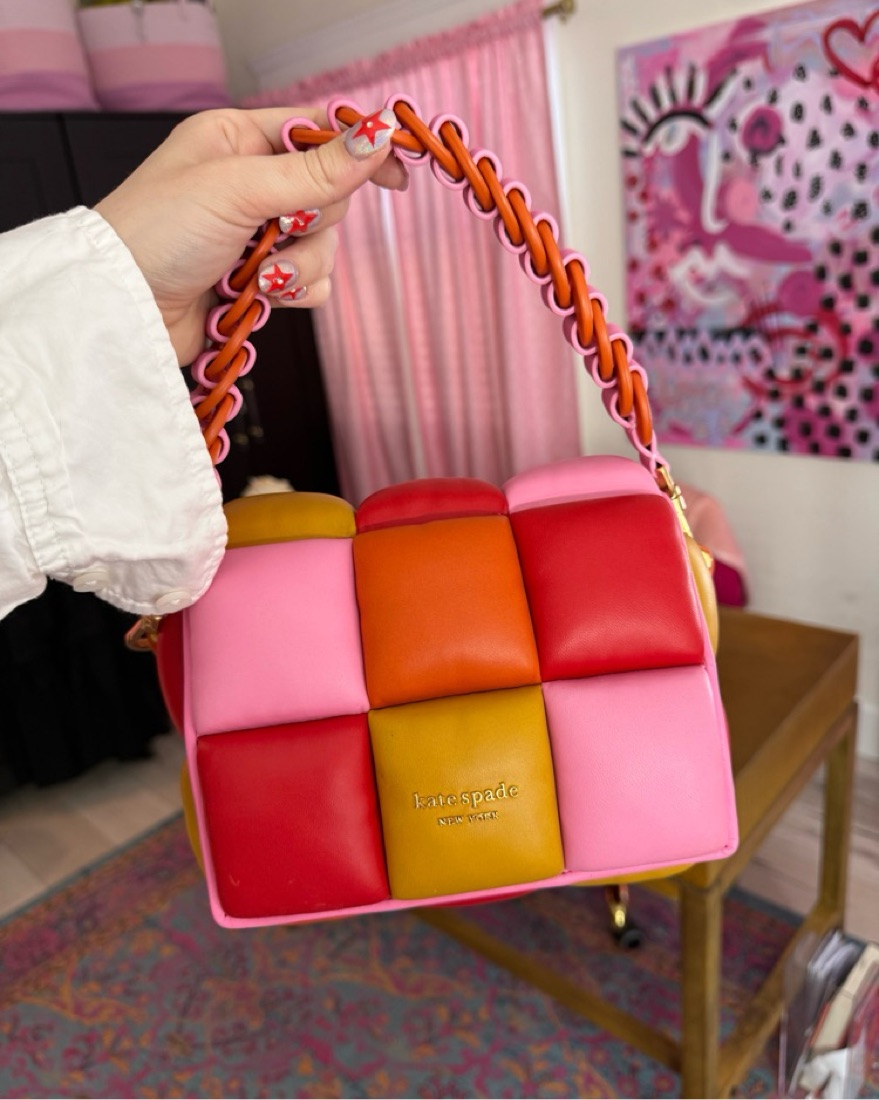 Kate Spade Boxxy Bag Pink Purse by Kate Spade - Pickle