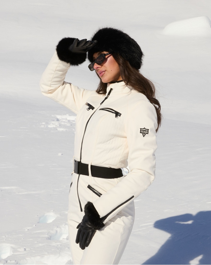 White GUESS Ski Suit by Guess - Pickle