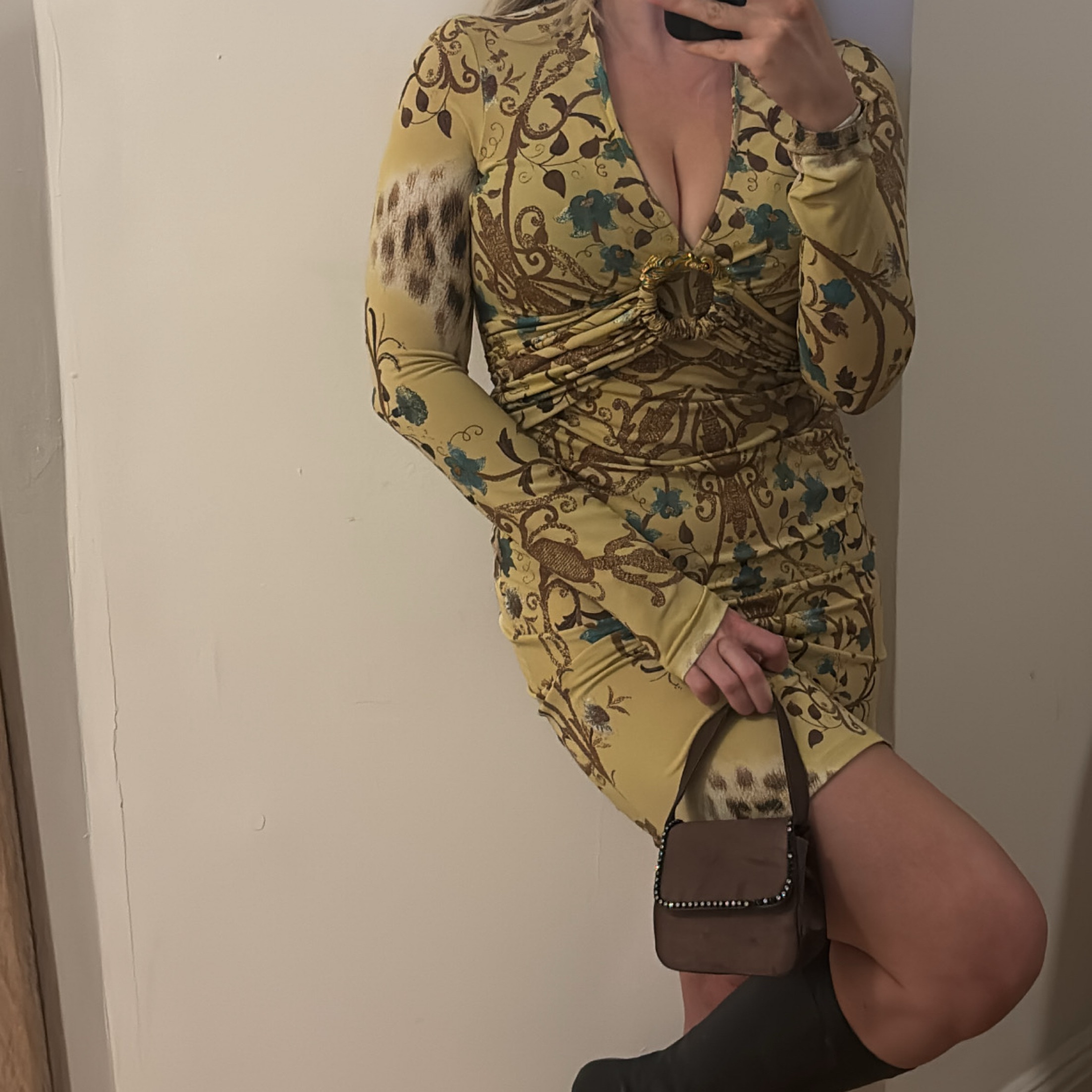 Vintage Cavalli Dress by Class Roberto Cavalli - Pickle