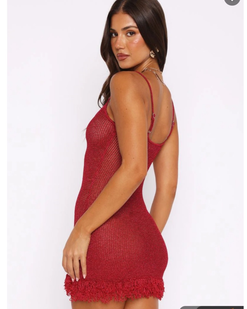 Keeping Me Awake Knit Mini Dress by White Fox Boutique - Pickle