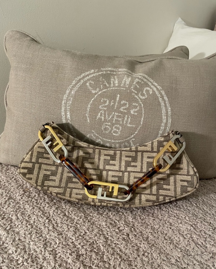FENDI O'LOCK SWING BAG IN TAN by Fendi - Pickle