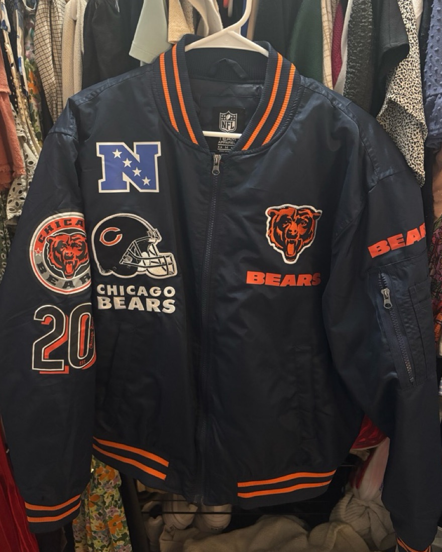 Chicago Bears Sporty Bomber Jacket by NFL Team - Pickle