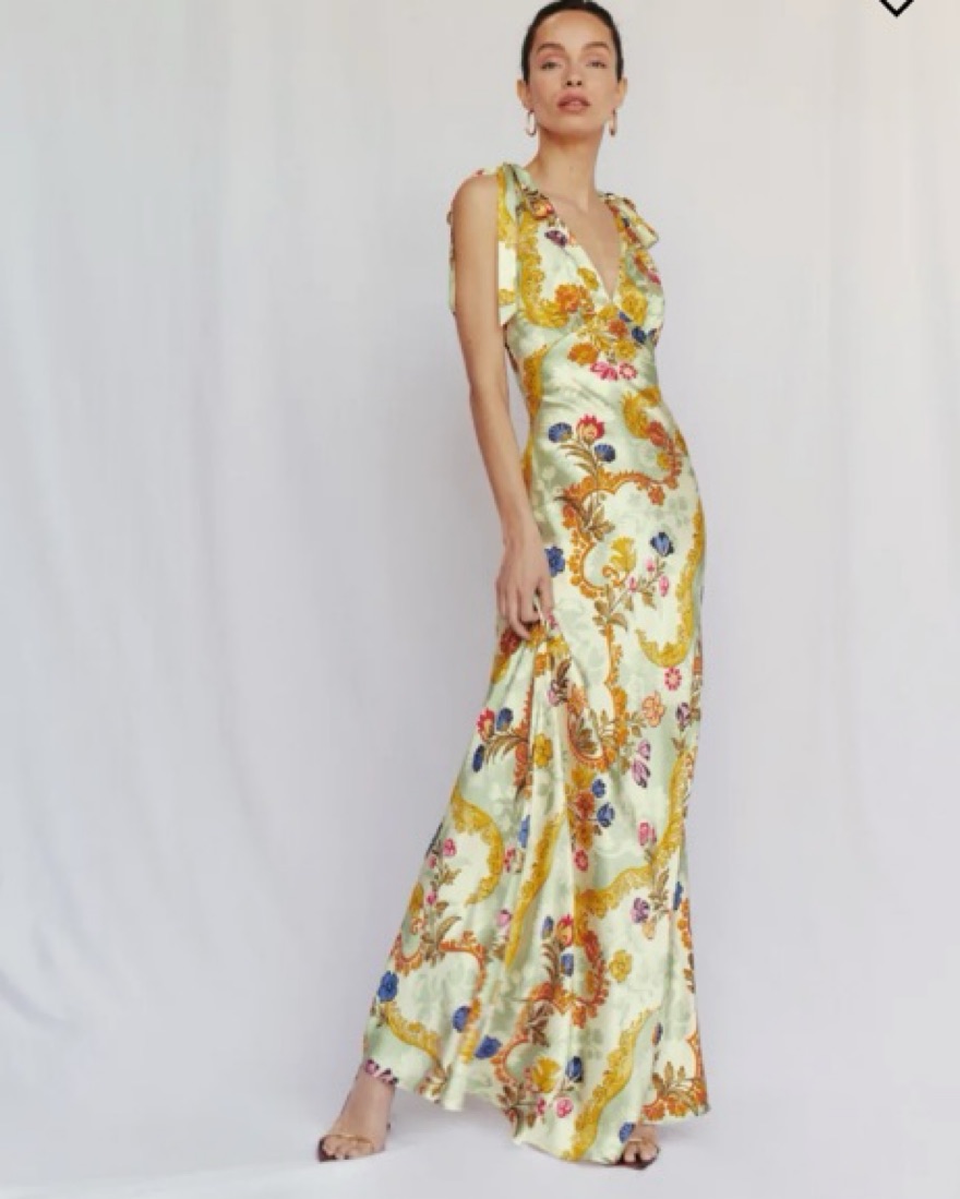 And Mary イエロー リボン christine-alcalay-dresses-