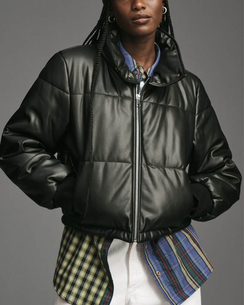 Black Leather Jacket by Anthropologie - Pickle