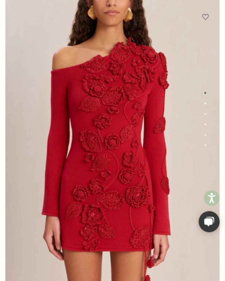 Cult Gaia Kaela Crochet Dress by Cult Gaia - Pickle