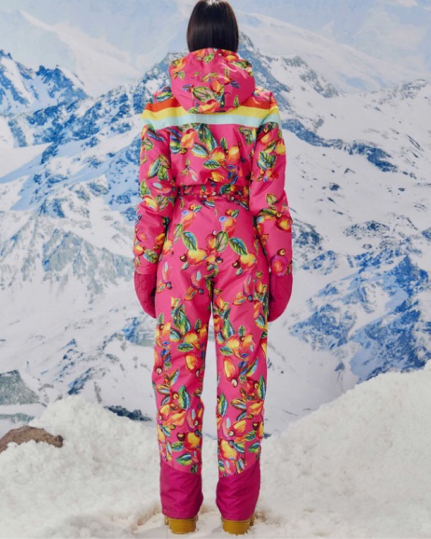 Pink Ski Suit / Farm Rio Ski Jumpsuit by Farm Rio - Pickle