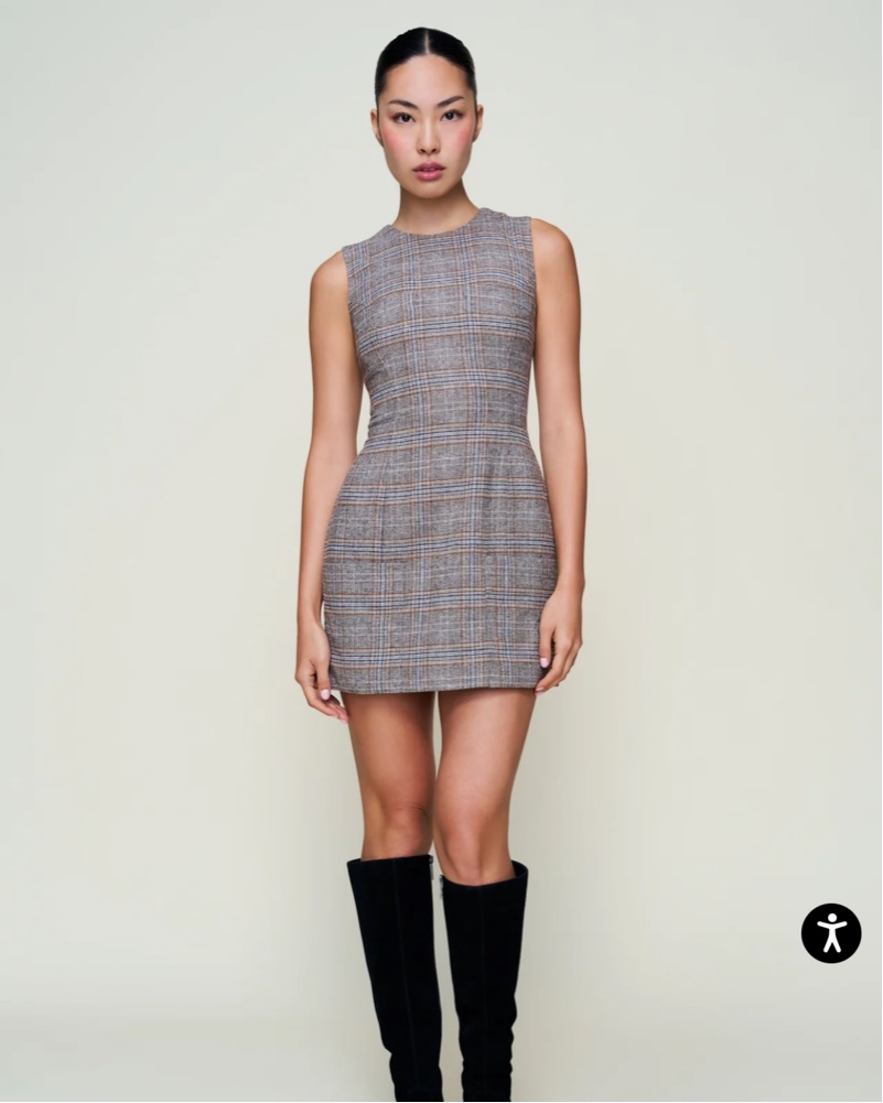 Rowan Tartan Dress by Danielle Guizio - Pickle