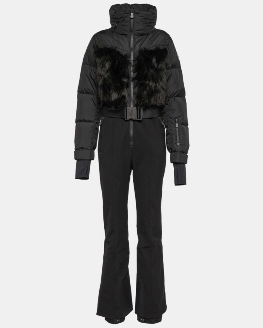 Moncler Grenoble Black Ski Suit by Moncler - Pickle