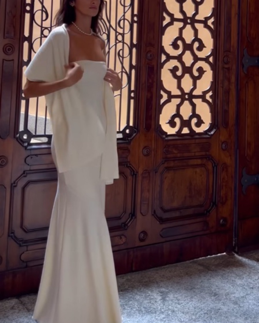 ARCH プルオーバー　オフホワイト Arcina Ori Juliana Dress Ivory by Arcina Ori - Pickle