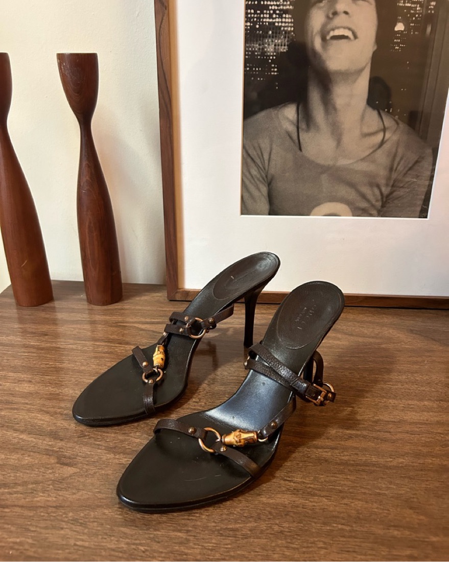 tom ford gucci bamboo sandals heels by Gucci - Pickle