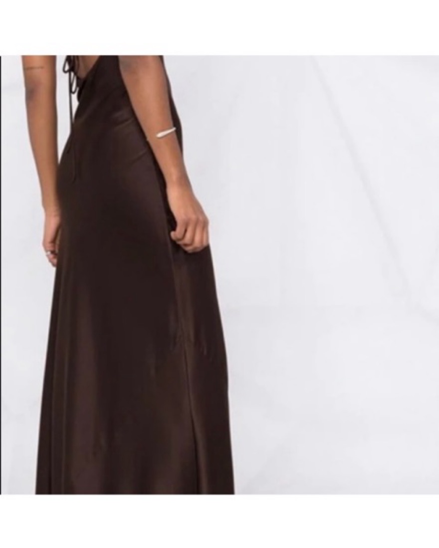 The Andamane Brown Slip Dress | Pickle
