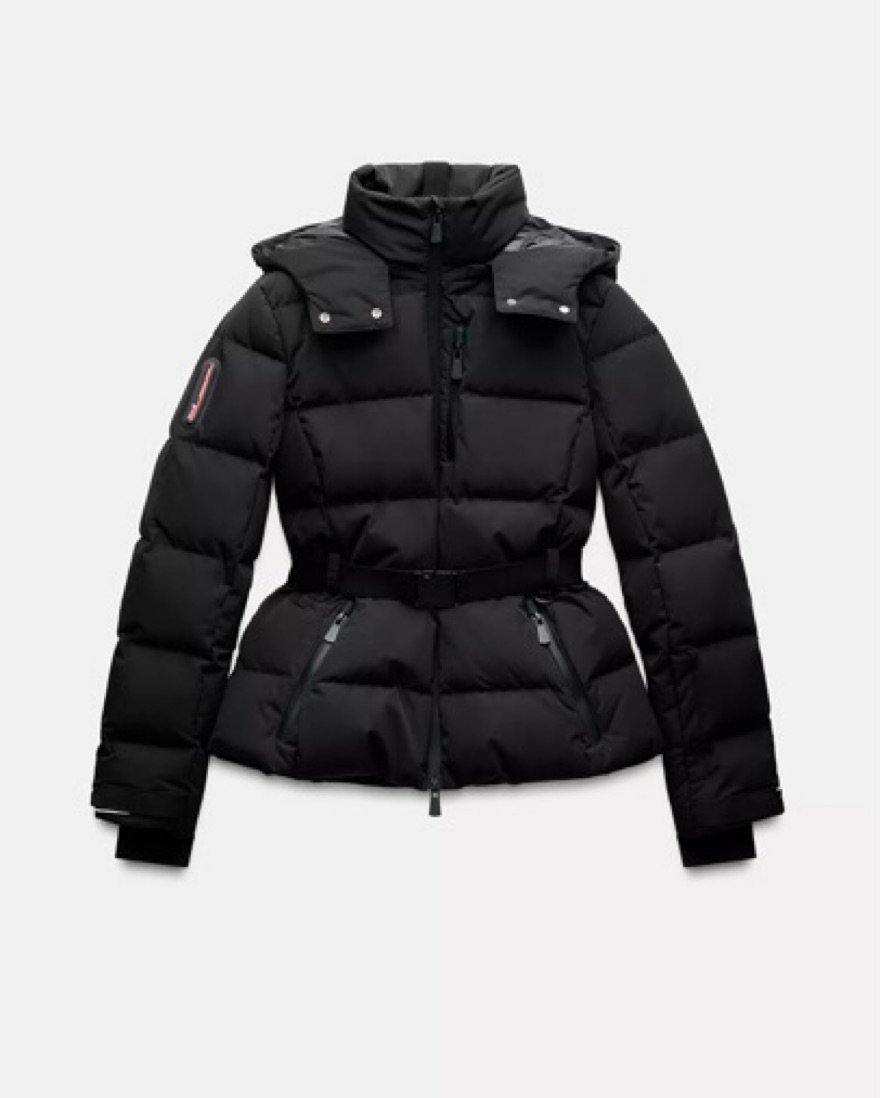 Zara Water And Wind Resistant Ski Jacket by Zara - Pickle