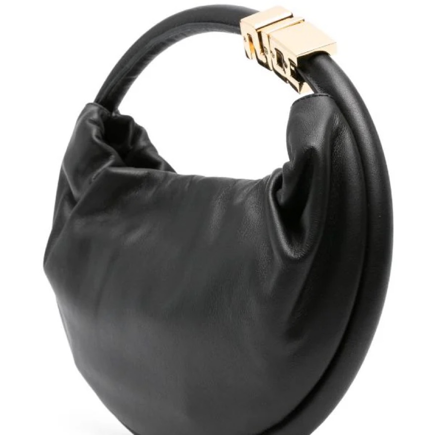 SONIA RYKIEL 黒パーティーバック Sonia Rykiel Dark Brown Leather Studded Satchel | eBay
