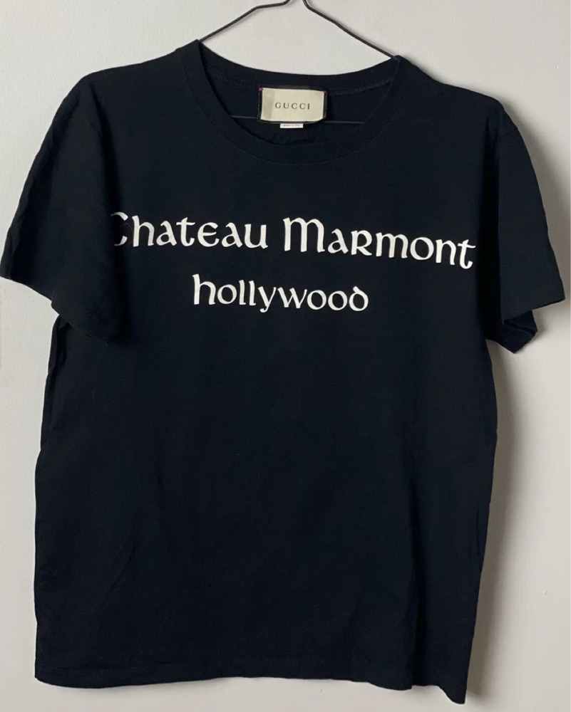 GUCCI Chateau Marmont Tシャツ Gucci Chateau Marmont Hollywood T-Shirt – Justin Reed
