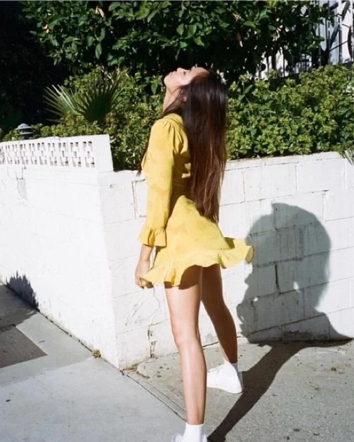 Realisation Par Mary Jane Mini Dress by Realisation Par - Pickle