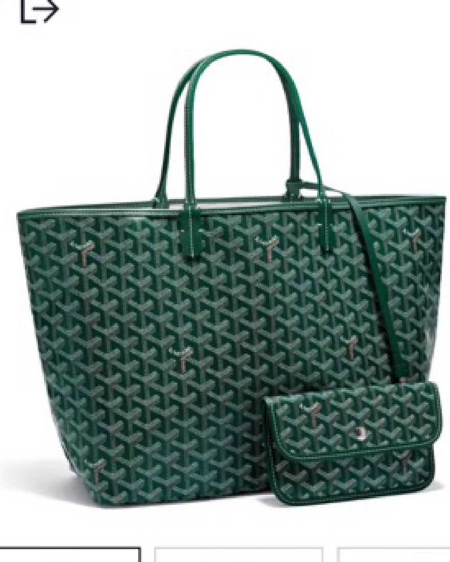 Goyard グリーン トートバッグ Goyard Green Tote Medium by Goyard - Pickle