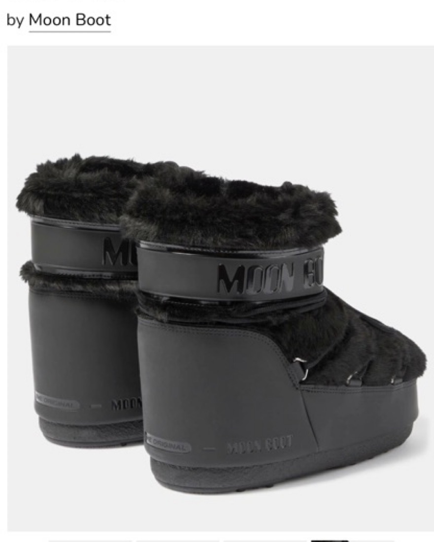 Moon Boot Icon Low Faux Fur Snow Boots by Moon Boot - Pickle