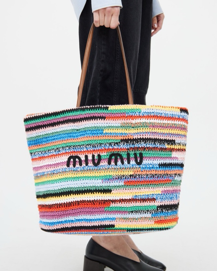 Miu Miu Crochet Tote Bag (DUPE) by Miu Miu - Pickle