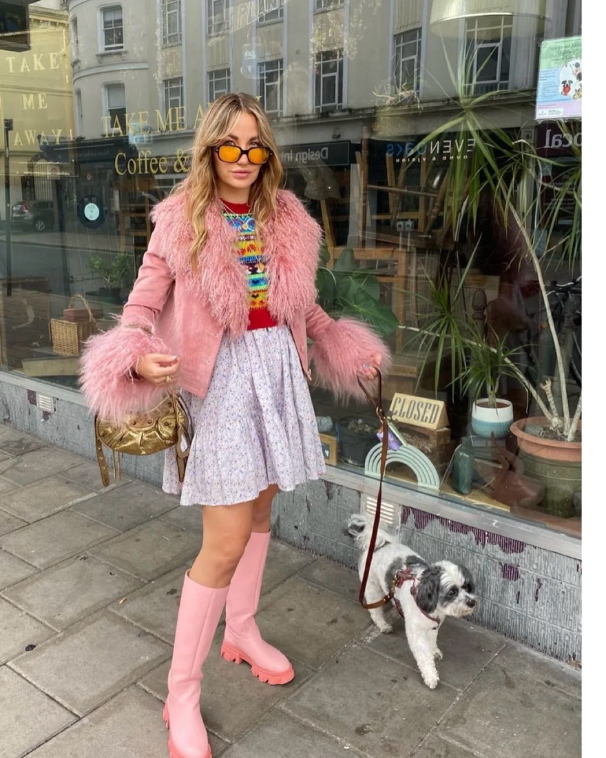 Charlotte Simone Cropped Penny Jacket by Charlotte Simone - Pickle