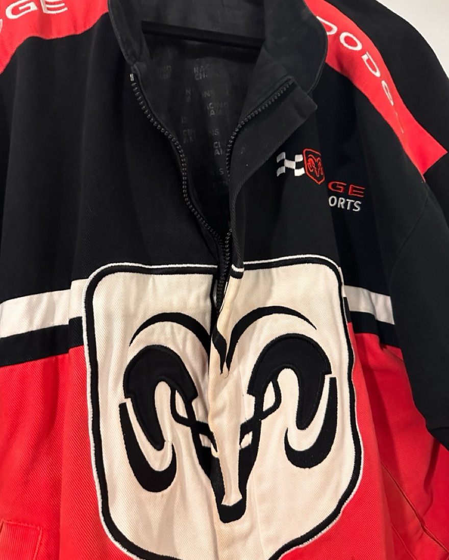 TRD ヴィンテージ　ジャケット LL ワインレッド Vintage Toyota TRD Racing Jacket: Embroidered Logo, Red Nylon