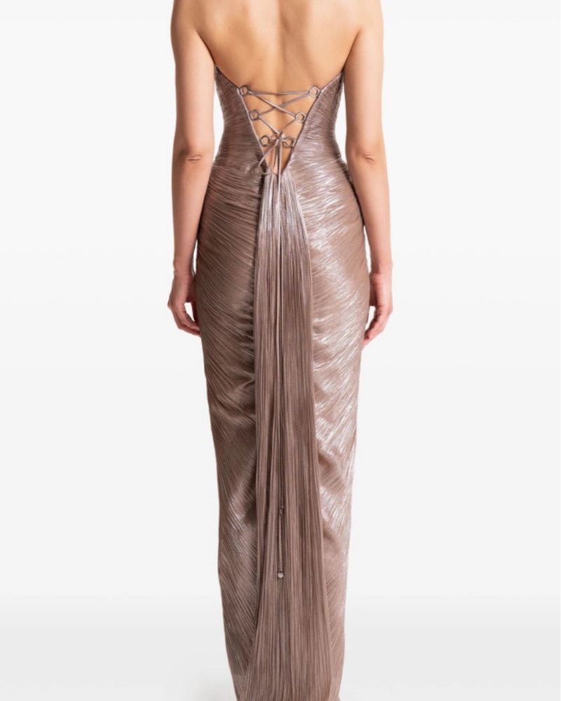 Maria Lucia Hohan Metallic Dress - xs by Maria Lucia Hohan - Pickle