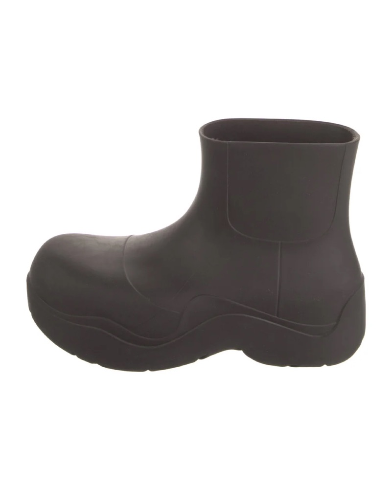 Bottega Veneta Rubber Rain Boots by Bottega Veneta - Pickle