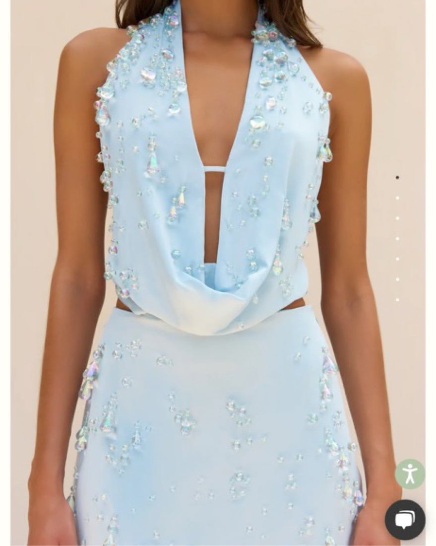 Cult Gaia Issey Dress In Hydrangea by Cult Gaia - Pickle