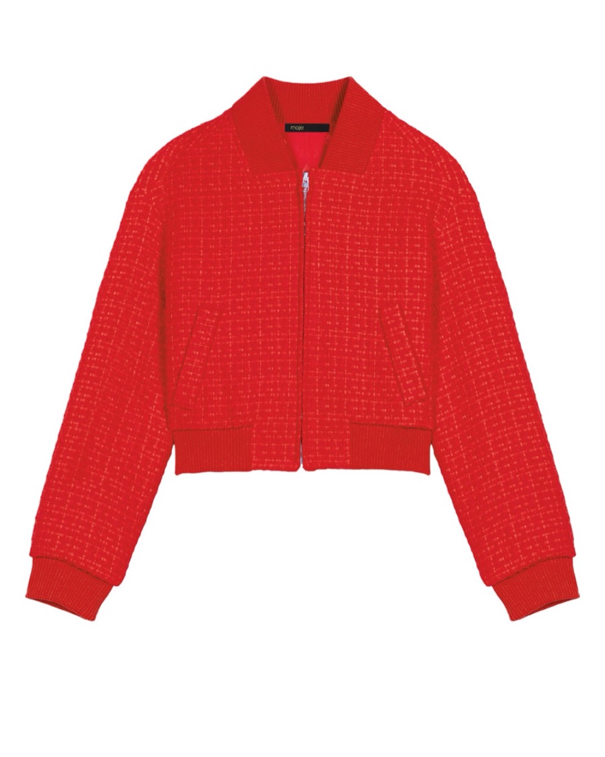 Jason wu Red Bomber Jacket by Jason Wu - Pickle