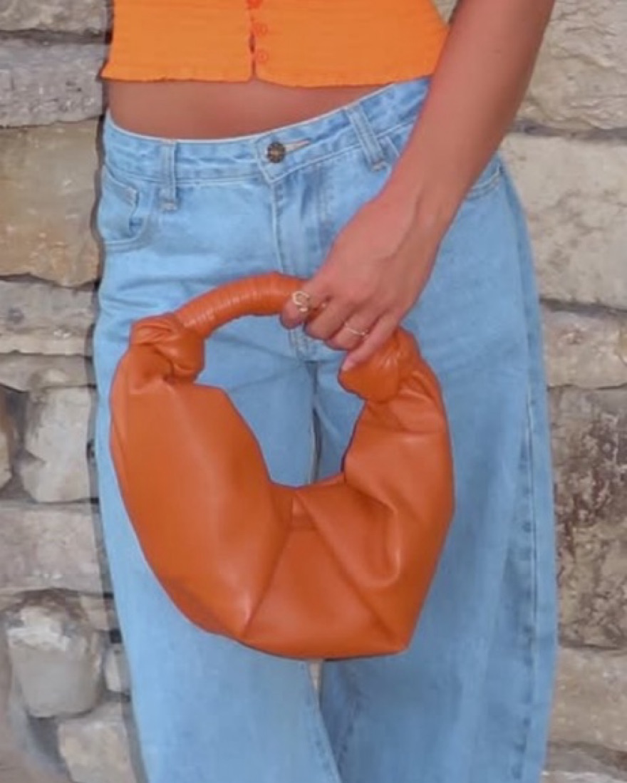 SIMON MILLER orange Loosy Leather Bag by Simon Miller - Pickle