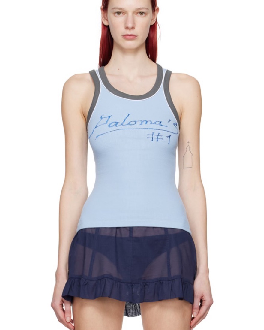 Paloma Wool #1 Tank Top by Paloma Wool - Pickle