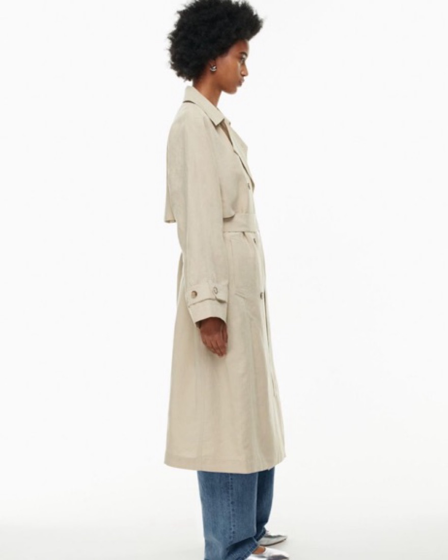 Aritzia Phase Trench Coat by Aritzia - Pickle