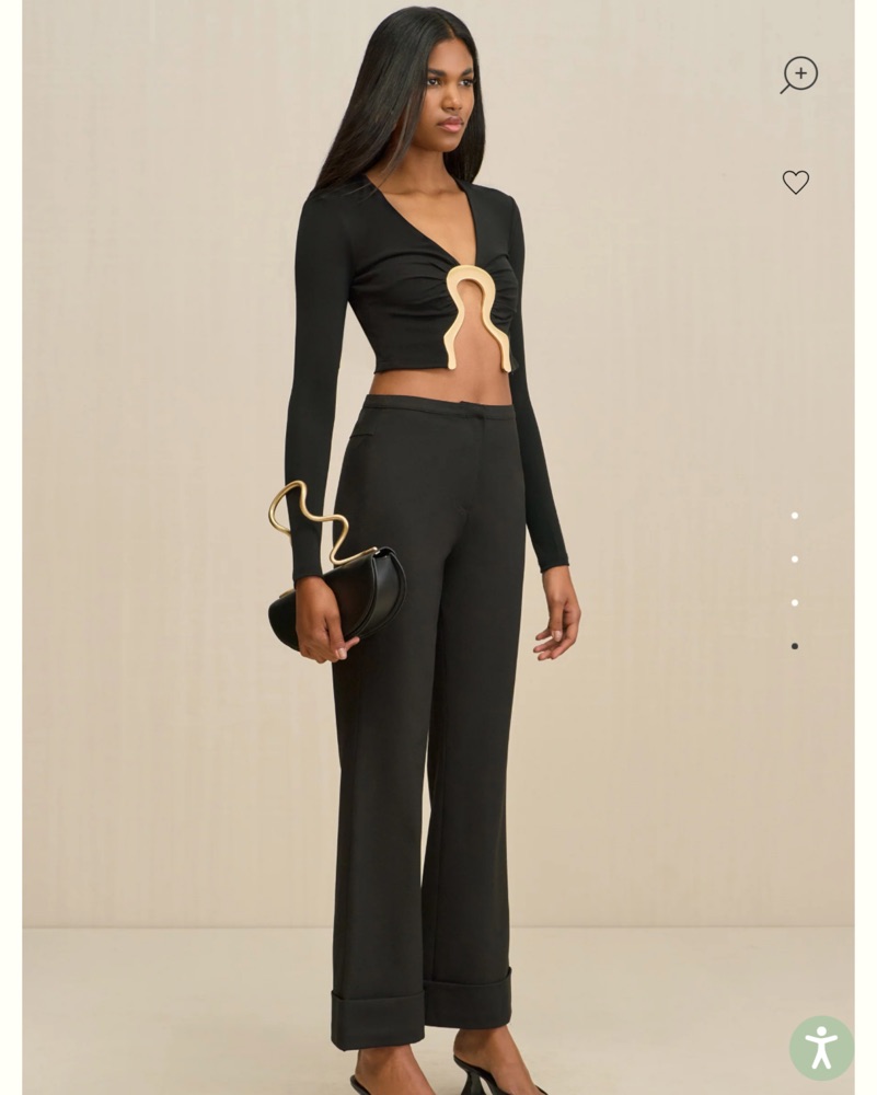 Cult Gaia Laia Top XS by Cult Gaia - Pickle