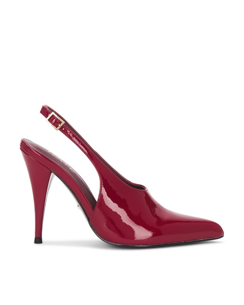 Raye Striking Red Slingback Heels by Raye - Pickle