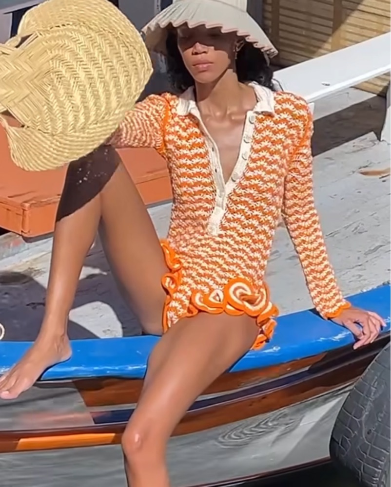 マルチフラワーバルーンスリーブチュニック　elenore マルチフラワーバルーンスリーブチュニック elenore マルチフラワー